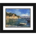thumbnail image 1 of Strube, Ling 24x19 Black Ornate Wood Framed with Double Matting Museum Art Print Titled - Portofino, 1 of 4