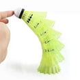thumbnail image 3 of 3/6PCS Durable Shuttlecocks Yellow Nylon Shuttlecocks Badminton Shuttlecocks Indoor Outdoor Sports Badminton Training Balls, 3 of 5