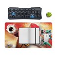 thumbnail image 3 of Power Rangers Desk Pad Mouse Pad, Large Gaming Mouse Mat with Stitched Edges, Non-Slip Rubber Base Mous Mat for Office Computer Keyboard Laptop, 3 of 7