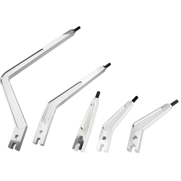 Machined Billet Aluminum Shift Lever, No Holes, 6 Inch-30 Deg.