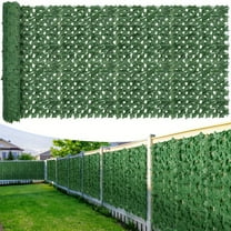 Artificial Ivy Privacy Fence Screen Outdoor, 40"x120" UV-Anti-Faux Greenery Backdrop Artificial Ivy Vine Leaves Hedge Fence Panel for Patio, Balcony, Garden, Backyard Greenery Wall Decor