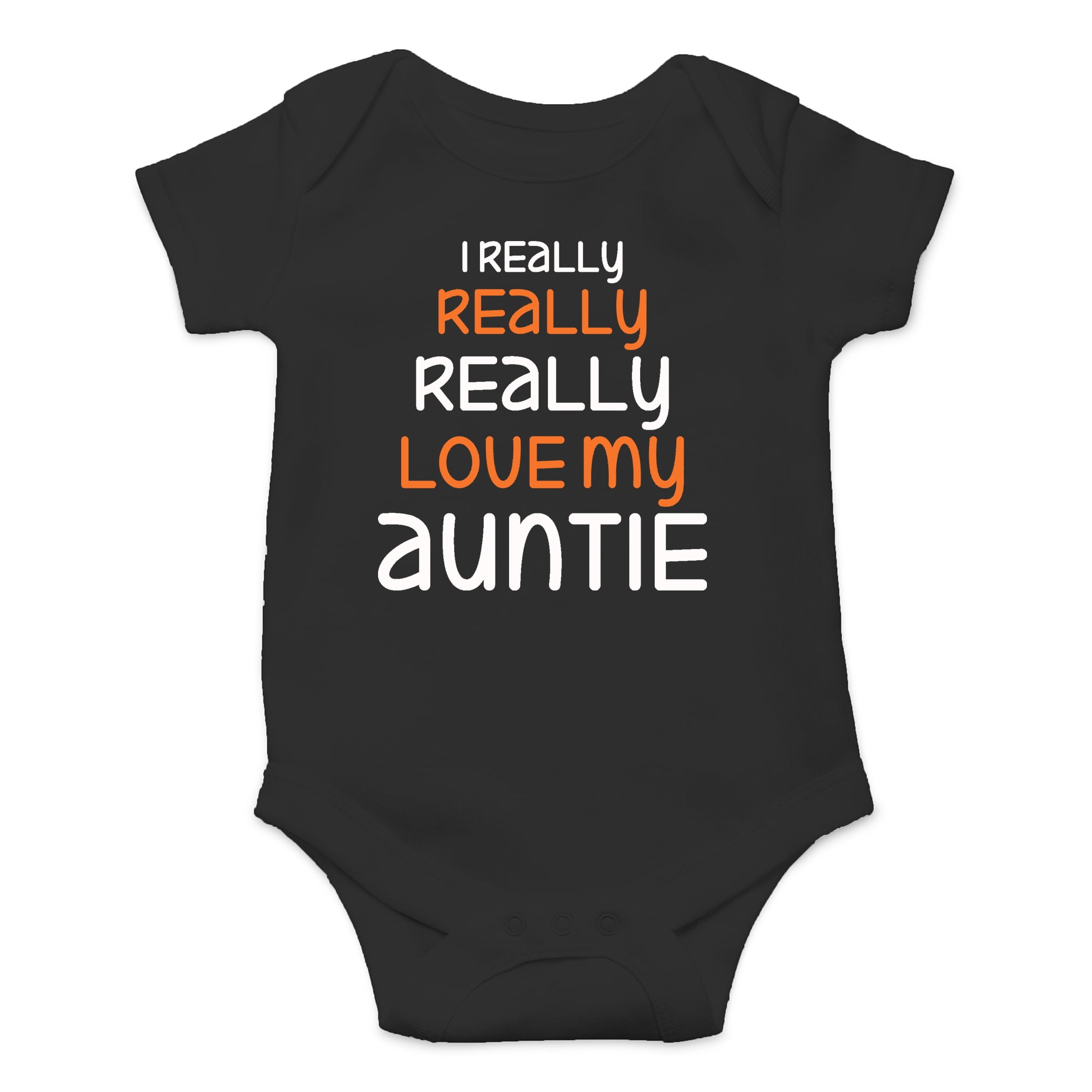 Aw Fashions I Really Really Love My Auntie Best And Coolest Aunt Ever Cute One Piece Infant Baby Bodysuit Walmart Com Walmart Com
