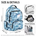 thumbnail image 4 of Bulopur Camo Shark Kids Backpack for Boys, Cute School Bag Lightweight/Breathable/Durable/Waterproof Multi-Pocket Book Bag for Back to School, 4 of 7