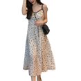 thumbnail image 3 of Vestido lencero con estampado floral, vestido lencero con estampado floral, vestido holgado informal de moda, vestido floral para mujer, optimizado para la excelencia, 3 of 9