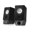 thumbnail image 1 of Edifier R19BT 2.0 PC Speaker System with Wooden Cabinet Bluetooth 5.3 Full Stereo Sound Strong Bass Volume Control 3.5mm Input/USB-A Sound Card for Computer/TV/Smartphone/Tablet - Black, 1 of 5