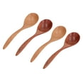 thumbnail image 3 of Wooden Soup Spoon,4pcs Wooden Soup Spoon Dinner Spoon Table Spoon Seamless Integration, 3 of 14