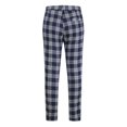 thumbnail image 4 of jsaierl Men's Plaid Printed Dress Pants Slim Fit Stretch Tapered Pant Casual Skinny Pencil Pants Button Business Trousers Fashion Hippie Regular Fit Fall Winter Outdoor Casual Long Pants, 4 of 4