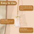 thumbnail image 3 of Uxcell 20Pcs Pomos de Cordón, Gotas de Flecos de Plástico, Colgante para Persianas y Cortinas, Cubo Transparente, 3 of 7
