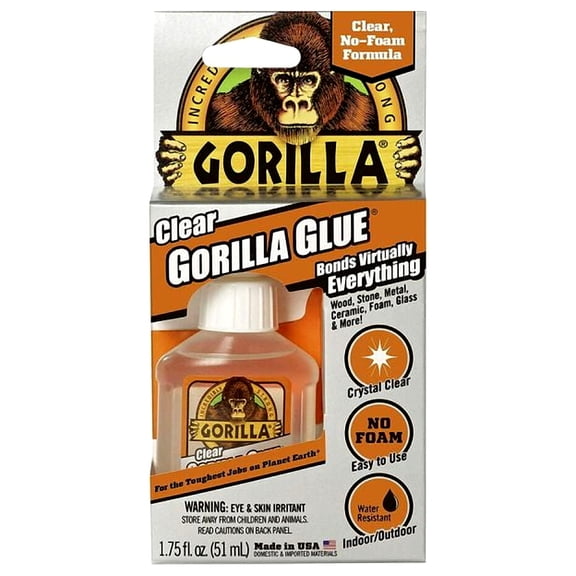 Gorilla Clear Glue Bottle, 1.75 Fl. Oz.