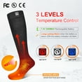 thumbnail image 4 of SAVIOR HEAT Heated Socks, Rechargeable Electric Socks with 3 Heat Settings, 8 Hours Heating time Winter Foot Warmers with Large Capacity Batteries for Men/Women, 4 of 9