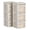Cream White-16.5x12.2x12.2 inch (40L), variant on Foldable Storage Bins Light Grey 16.5x12.2x12.2 inch (40L) 6 Pack