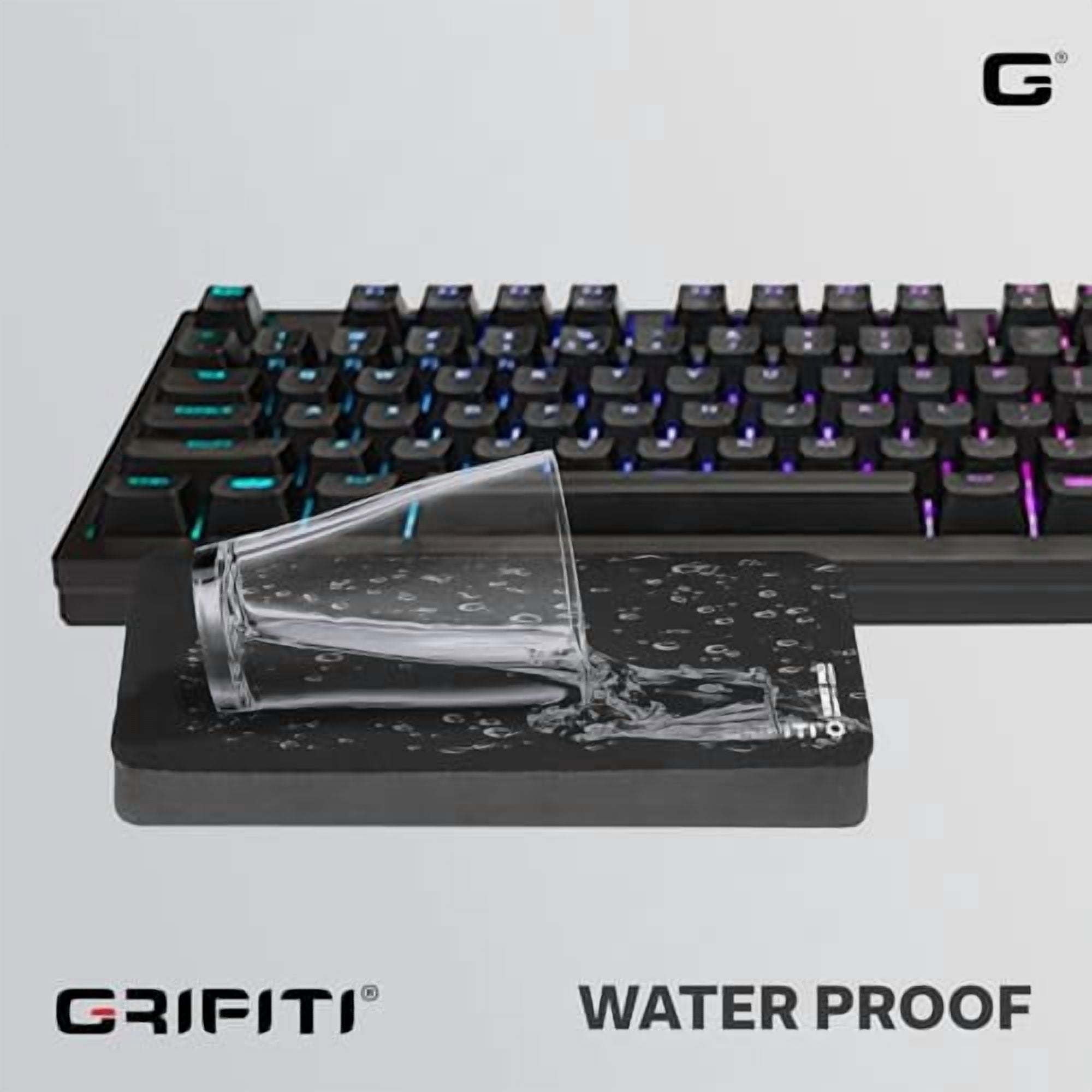 GRIFITI Fat Wrist Pad 8" x 4" x 0.75" inches Mouse Rest Ergonomic Hand Palm Pads Support for Keypads, Numberpads, Trackpads, Trackball Mousepads Computer Mousepad Gaming Rests Acce