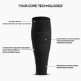 thumbnail image 4 of 3X Outdoor Soccer Shin Guard Pads Football Shin Guard Pads Honeycomb Running Calf Protective Gear Protective Gear, 4 of 5
