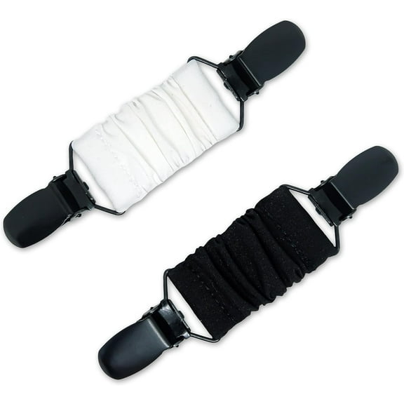 2pcs Dress Clips Back Cinch,4.2inch long Clothes Clips, Sweater Clips, Shawl Clips, Cardigan collar clips, Travel Hat Clips for Women