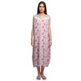 thumbnail image 1 of Moomaya Chemise de Nuit à Manches pour Femmes, Imprimée, en Coton, 1 of 5