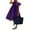 11#Dark Purple, variant on Summer Dresses for Women Sundress Sleeveless Ruffle Sleeve Round Neck Loose Short Flowy Pleated Mini Babydoll Dress