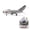Left-hand throttle/Brushed motor / 1 Battery, variant on MinimumRC MiG-15 Micro EDF Jet RC Airplane, 30mm Ducted Fan 2S Power System 4CH Military Fighter RC Airplane with Gyro Stabilization for Collection or Gift