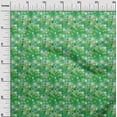 thumbnail image 2 of oneOone Cotton Poplin Green Fabric Texture & Colorful Dots Craft Projects Decor Fabric Printed By The Yard 56 Inch Wide, 2 of 4