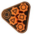 thumbnail image 4 of Gonggi Jack Stone Pebbles Set Juego Piedras para Juegos Fiesta (todos) Naranja, 4 of 5