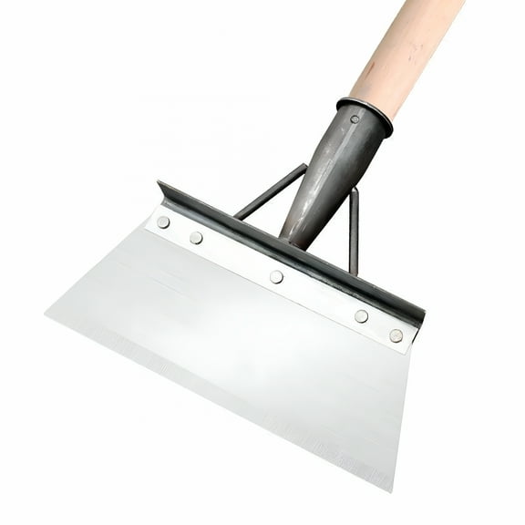 FACEGA Garden Shovel Multi-Functional Steel Flat Shovel Garden Spade Cleaning Scraper Garden Tool Ice Scraper Ice Chopper