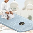 thumbnail image 5 of Prayer Rug Prayer Mat for Ramadan Portable Soft Meditation mat Green, 5 of 5
