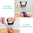 thumbnail image 3 of 2PCS stainless steel onion rack slicer, potato cheese rack slicer, 3 of 5