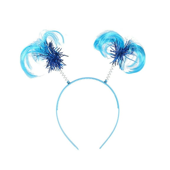 Tinsel Wrapped Ponytails Headbopper Party Patriotic Parades Maosi Hairband Multicolor Headband Costume Accessories