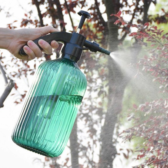 Fine 𝐌ist Spray Bottle Plastic 2L, Hand Held Pressure Plant 𝐌ister with Top Pump, Empty Water Sprayer Watering Can with Adjustable Nozzle for Indoor and Outdoor Gardening and Home Cleaning