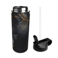 thumbnail image 2 of Yiaed Black And Gold White Horse Print Water Bottle with Straw Lid, Stainless Steel Double Wall Insulated Water Bottle | Leak-Proof and Spill-Proof Water Bottle, 2 of 8