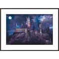 thumbnail image 2 of The Wizarding World: Harry Potter - Hogwarts At Night Canvas Wall Poster, 14.725" x 22.375", 2 of 4