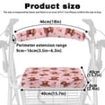 thumbnail image 6 of HELLHERO Rollator Walker Seat and Backrest Rollbar Covers Set Washable Walker Seat Cushion Cover for Elder Highland Cattle Heart, 6 of 7