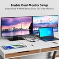 thumbnail image 4 of Adaptador USB C a HDMI dual WAVLINK para Dell XPS HP Lenovo, 4 of 9