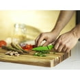 thumbnail image 3 of GoodCook 4" Nonstick Carbon Steel Pairing Knife with Nonslip Handle and Sleeve, Green, 3 of 5