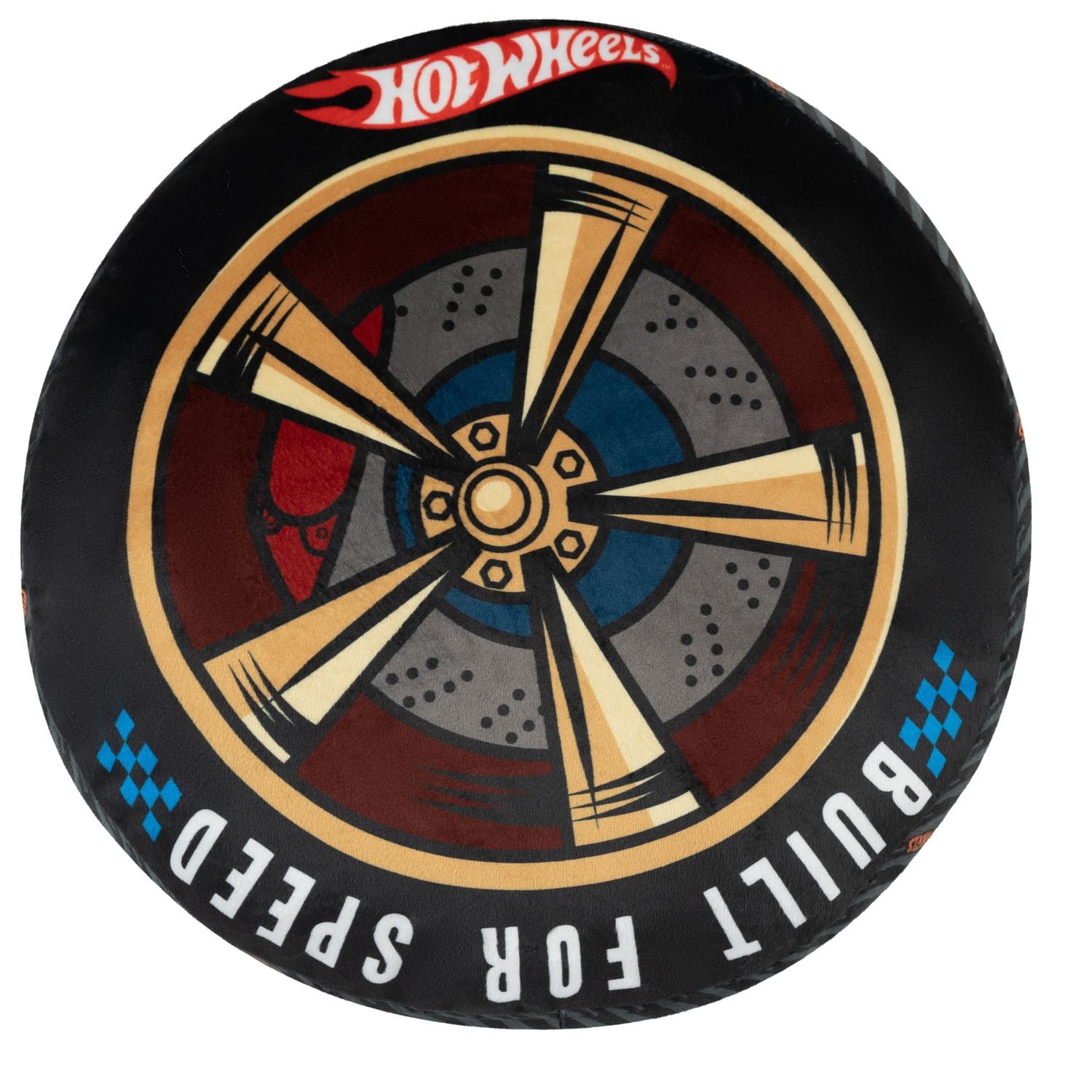 Hot Wheels "Burning Rubber" Cuddle Pillow, Hot Wheels Cuddle Pillow