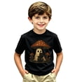 thumbnail image 3 of JAJAHO Halloween T-Shirts For Kids Boys Girls Mushroom Ghost Graphic Short Sleeve Crew Neck Tees 2-13Y, 3 of 6