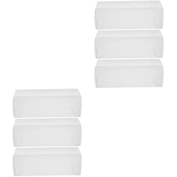 HOMEMAXS 6 pcs Clear Golfing Ball Case Transparent Golf Outdoor Golfs Ball Carrying Box Clear Golfs Box