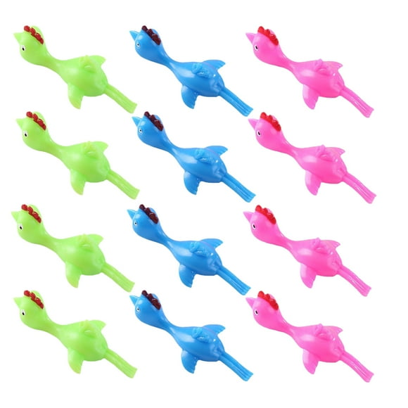 Miangastore 30pcs Slingshots Chicken Slingshots Toy Shotting Chicken Toy Stretchy Chicken Toy Chicken Toys
