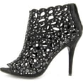 thumbnail image 4 of zigi soho darlah peep-toe embellished ankle booties, 4 of 4