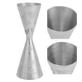 thumbnail image 4 of Copa Jigger de Cóctel ANGGREK de Acero Inoxidable Con Diseño de Rayas de hojas, 4 of 8
