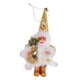 thumbnail image 4 of Decoración de de Navidad, estatuilla de Papá Noel, muñecas navideñas, decoraciones de Papá Noel, adorno navideño en miniatura para vacaciones Sombrero estampado dorado, 4 of 10
