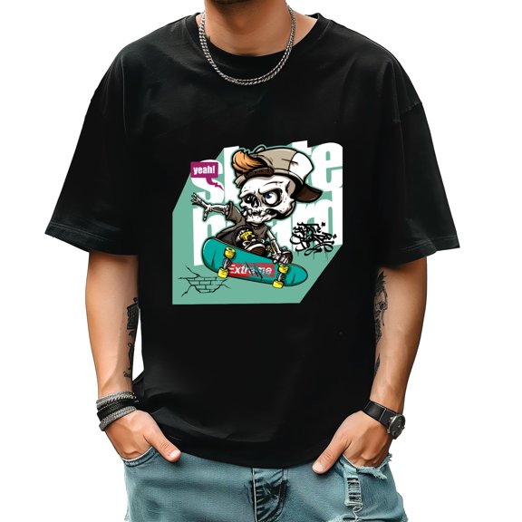 Men's Short Sleeve Graphic T shirt Collection Summer New Trend Sports Shirt Select