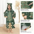 thumbnail image 3 of FORMRS Wearable Blanket Hoodie with Sleeves for Kids Cozy Flannel Sweatshirt, Christmas Gift Pattern, 3 of 7