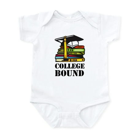 

CafePress - College Bound Infant Onesie Tinky - Baby Light Bodysuit Size Newborn - 24 Months