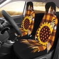 thumbnail image 2 of Sikiie Sunflower Gnomes and Bees Car Seat Protector 2 Pack Car Seat Cushion Mat, Car Seat Covers for SUV, Truck, Van, 2 of 7