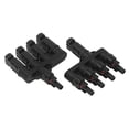 thumbnail image 3 of Conectores De Panel Solar, 1000 V CC Autoblocante 4 A 1 Conectores De Panel Solar Anti UV A Prueba De Polvo PPO Cobre Estañado Para Granja ANGGREK Solar Panel Connectors, 3 of 8