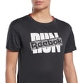 thumbnail image 3 of Playera Mujer Dama Reebok Deportivo Casual Run Sw Gra negro G, 3 of 4