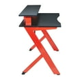 thumbnail image 4 of Area51 Battlestation Gaming Desk with Matte Red Legs, 4 of 11
