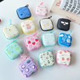 thumbnail image 2 of Cartoon Mini Zipper Hard Headphone Holder Case Portable Earbuds Pouch box Earphone Storage Bag Protective USB Cable Organizer 14, 2 of 6