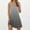 C_ Gray, variant on SMihono Women Sleeveless Dresses Strappy Loose Fit Lightweight Casual Casual Dress Spring Summer A Line Beach Sundress White L