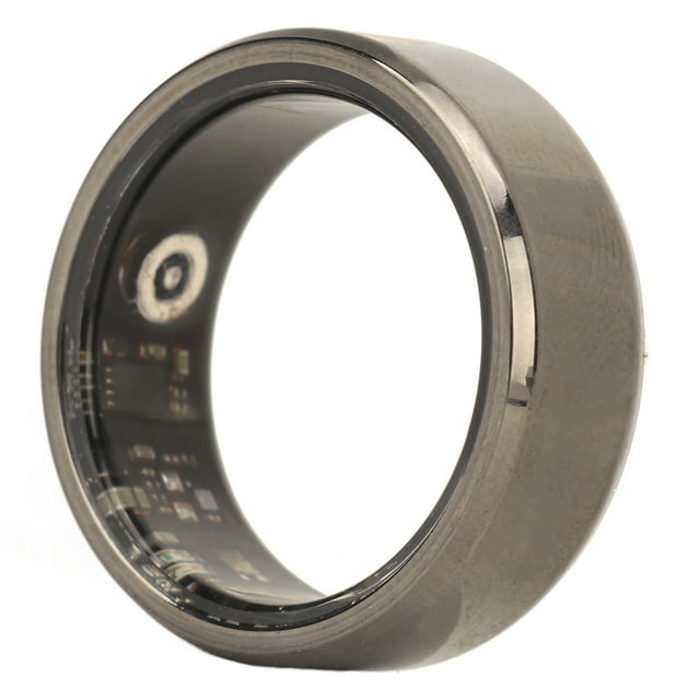 Smart Ring Health Tracker, Anillo de Seguimiento de ActiviDad Física Portátil Con Estuche de Carga para Para Ios, Anillo Inteligente Impermeable para Hombres y Mujeros